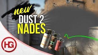 TOP NEW DUST 2 NADES AND SMOKES - YOU NEED TO KNOW!