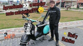 Aprende a manejar una moto desde ceroFácil y Rápido) Vespa/Scooter/Motoneta/