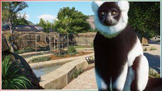 Black & White Ruffed Lemur Habitat | Sequora Zoo | Planet Zoo Speed Build