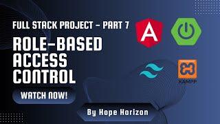 spring boot angular full stack project - part 7
