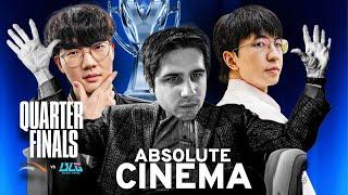 INSANE LCK vs LPL ADC MASTERCLASS FOR SEMIFINALS SPOT | HLE vs BLG | Worlds 2024 QUARTERFINALS