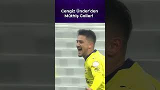  Cengiz Ünder'den 3 Muhteşem Gol Birden!  #shorts #fenerbahçe #cengizünder