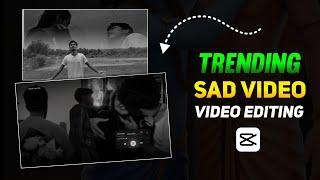 Trending Sad Lyrics Aesthetic Video Editing In Capcut | Bengali Sad Reels Video Editing