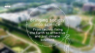 Bringing society into science - SRM: The dangerous idea of techno-fixing the Earth's climate