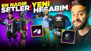 YENİ KORE HESABIM! EN NADİR SETLER! ADİDAS ÇANTA! BAYILACAKSINIZ! PUBG Mobile