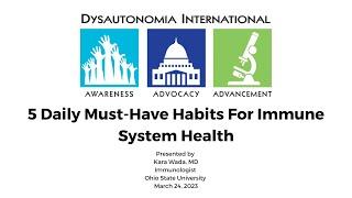 5 Daily Must-Have Habits for Immune System Health Webinar