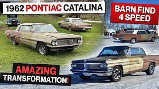 Will it Run?!? Barn Find High Performance 1962 Pontiac Catalina 4 Speed!