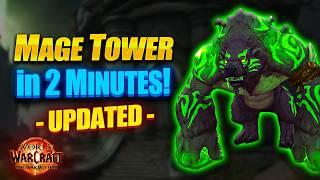 Do Not Miss It! BLAST Guardian Druid Mage Tower in 2 MINUTES!  War Within Guide