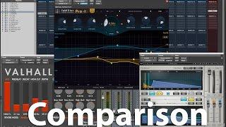 Comparison - Fabfilter Pro-R, ValhallaRoom and Waves Trueverb