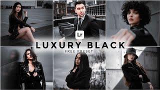 Luxury Black Preset | Lightroom Mobile Preset Free DNG |  Lightroom Tutorial | Lightroom presets