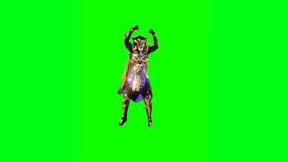 pubg mobile green screen godzilla lobby emote with pharoh x-suit