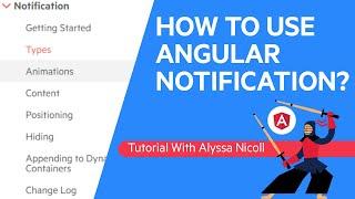 How To Use Angular Notification? | Kendo UI for Angular Tutorial: Episode 2