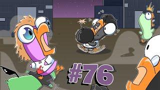 (Goose Goose Duck #76) Intense battles between factions and the ending except for one employee.