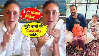 Kareena Kapoor demands for Taimur & Jeh Ali Khan CUSTODY after DIVORCE from Saif Ali Khan