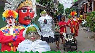 Ondel-Ondel Betawi, Ondel-Ondel Pocong dan Badut Lagi Ceria || Pelangi - Lagu Populer