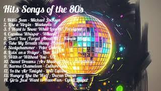 Hits Songs of the 80s (Michael Jackson,Madonna,Foreigner,Wham! etc)