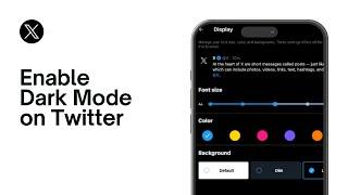 How To Change Twitter Display Color & Twitter Dark Mode 2024 Update