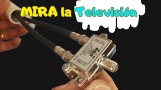 Without cable, WATCH television for free: Antenna for home TV where PROFESIONAL is at home | Easy!