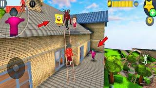 Scary Teacher 3D Big Update New Characters in the Roof Special Episode Troll Miss T All Day!