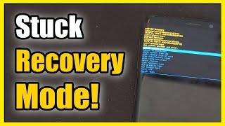 How to FIX Stuck in Recovery Mode on Android Phone (Samsung Galaxy S9)