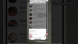 Disabling Facebook Highlight: A Quick and Easy Guide.