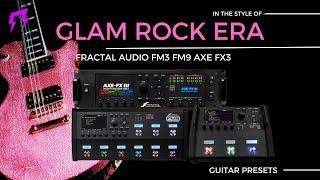 Glam rock era | Fractal Audio System FM3 FM9 Axe-Fx3 Liveplayrock 80s guitar presets #liveplayrock