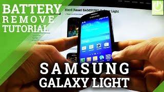 How to Remove Battery in SAMSUNG Galaxy Light - Fix Frozen Phone