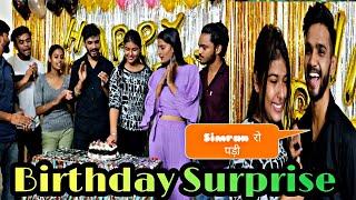 Birthday Surprise  !! Simran emotional  हो गई !! Ankush Rajput !! Simran Manchanda