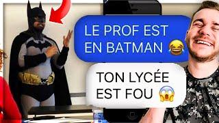 LES PIRES SMS DES PROFS VS ÉLÈVES !