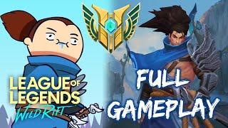 LoL Wild Rift YASUO is FUN! - Full Gameplay [Alpha test]