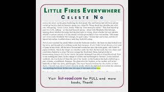 Full free Little Fires Everywhere by Celeste Ng audiobook learning english