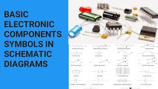 Basic Electronic Components With Symbols And Functionality.