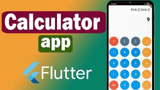 Simple Calculator App | Flutter  Speed Code | 2024