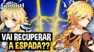 O VIAJANTE VAI RECUPERAR A SUA ESPADA?? ARMA T5 GRÁTIS?? (GENSHINZERA RESPONDE #8) | GENSHIN IMPACT