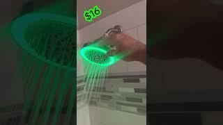 LED light up showerhead #BathroomDecor #Shower