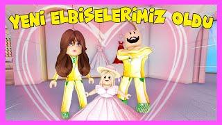 ZENGİN BABAM BİZE YENİ GÜZEL ELBİSELER ALDI  ROBLOX KÜBRA NİSA HAN KANAL