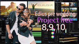 edius pre wedding  project free download