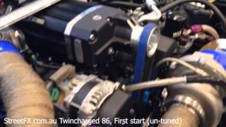 StreetFX's WTF86 TWIN-CHARGED 86 - The First start!