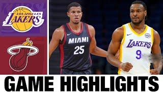 Los Angeles Lakers vs Miami Heat FULL GAME Highlights | 2024 NBA Summer League