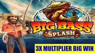 BIG BASS SPLASH EPIC WIN WITH 3X MULTIPLIER- BONUS BUY ONLINE CASINO ONLINE SLOT