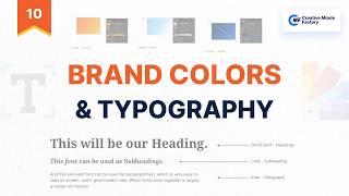 Branding Masterclass S3 | Ep 10: Selecting Brand Colors & Typography – Building Visual Identity