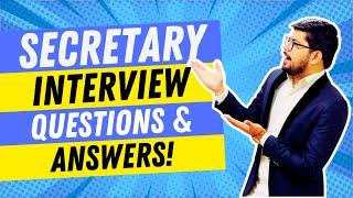 Secretary Interview Questions and Answers | Secretary Job Description