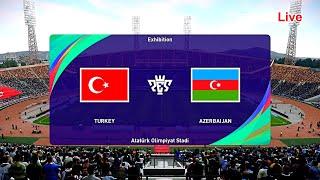 PES 2021 - Turkey vs Azerbaijan - Friendly Match & Goal - Gameplay PC