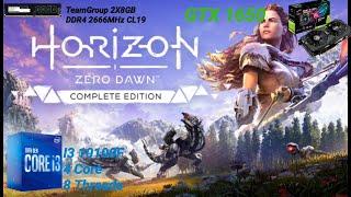 Horizon Zero Dawn  GTX 1650 - I3 10100F