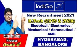 INDIGO Recruitment 2021 in Telugu | Indigo Jobs vacancy 2021 | Latest jobs 2021 | V the Techee