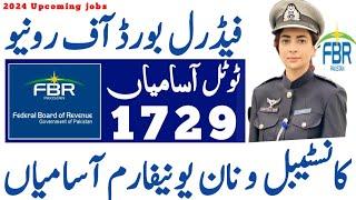 federal Board of Ravnue FBR jobs 2024