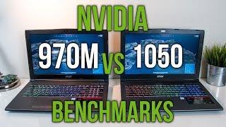 970M vs 1050 - Laptop Graphics Comparison Benchmarks