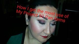 Project 50 Pan Look How to use 22 Project items in 1 look