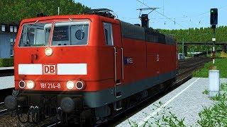 BR181.2 Präsentation Mehrsystem Elektrolokomotive im Moseltal Virtual Railroads Führerstandsmitfahrt