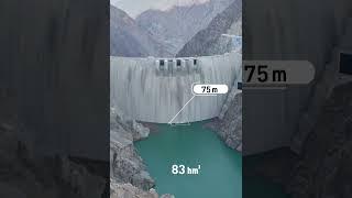 The 275-meter giant dam is filling - time lapse (Yusufeli Dam - Artvin, Türkiye) June 13